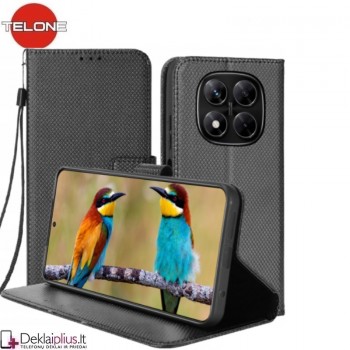 Telone dėklas su skyreliais - juodas (Xiaomi Redmi Note 14 Pro 4G/5G/Note 14 Pro Plus/Poco X7 5G)